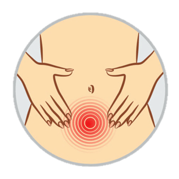 腹部激痛點 abdominal pain