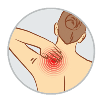肩頸激痛點 upper back pain